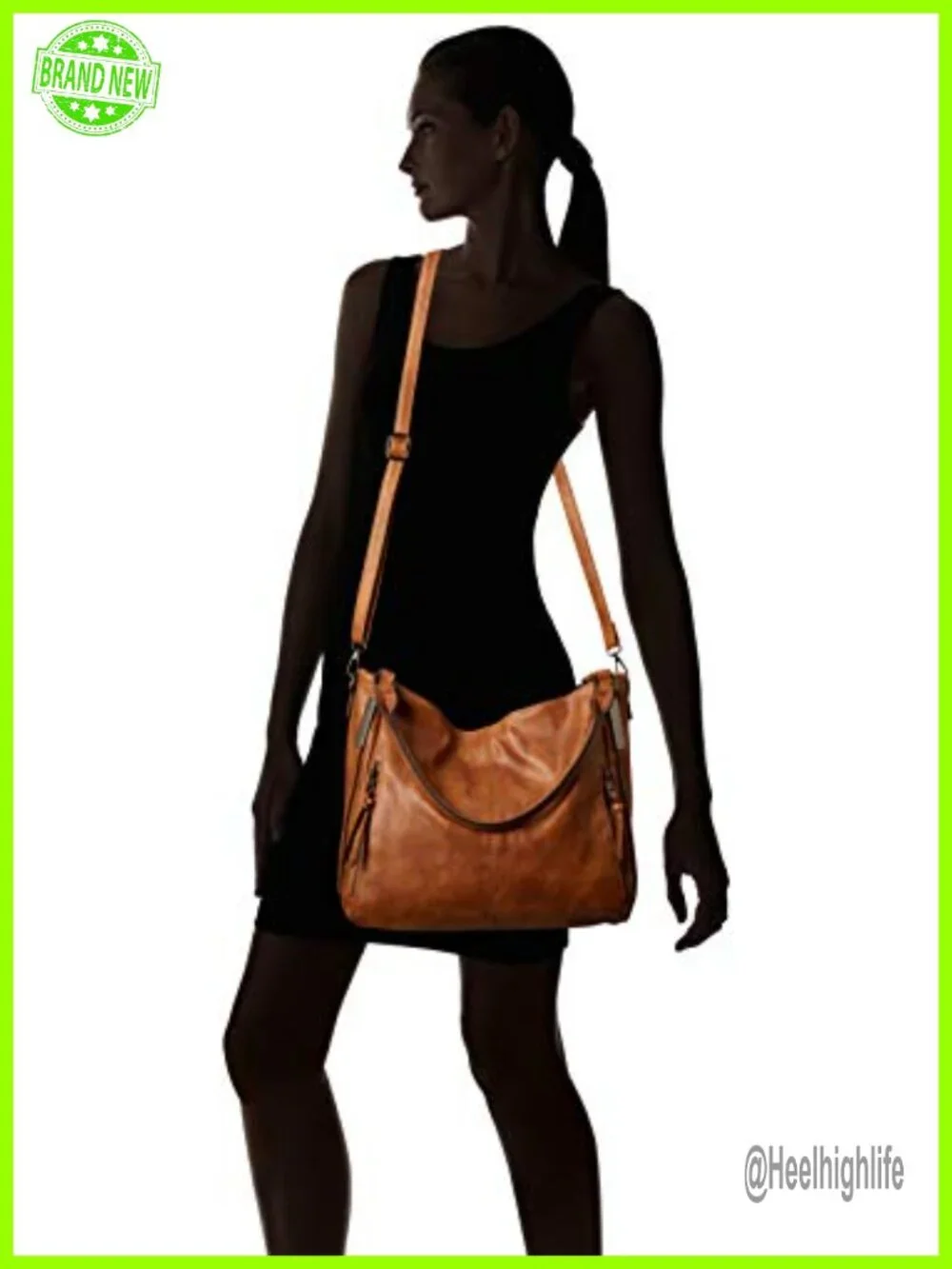 Large Hobo Tote Bag PU Leather Crossbody Shoulder Handbag Work Travel